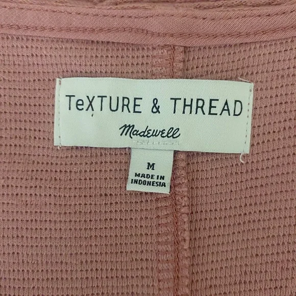 Madewell Texture & Thread Button-Front Tie Tank Top - Picture 10 of 12